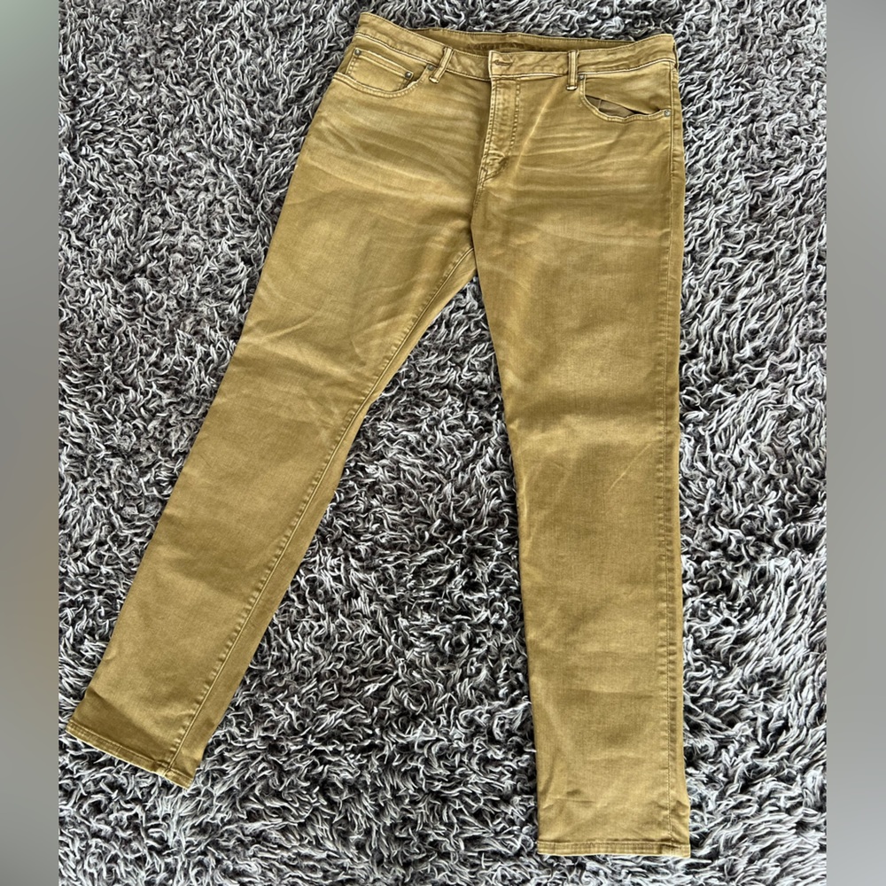 Medium-Wash Khaki Pants 38 x 32 (American Eagle)